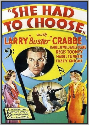 SHE HAD IN CHOOSE - 1934 - SALLY BLANE - RARE DVD