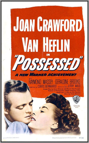 POSSESSED - 1947 - WITH JOAN CRAWFORD - RARE DVD - COLORIZED