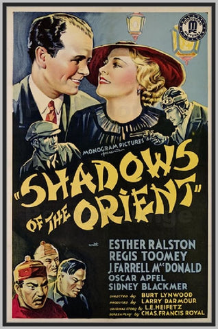 SHADOWS OF THE ORIENT - COLORIZED - 1935 - REGIS TOOMEY - RARE DVD -