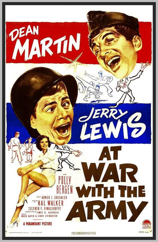 AT WAR WITH THE ARMY - 1950 - COLORIZED - JERRY LEWIS - RARE DVD