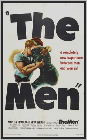 THE MEN - COLORIZED - 1950 - MARLON BRANDO - RARE DVD