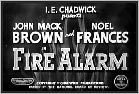 FLAMES, FIRE ALARM - 1932 - JOHNNY MACK BROWN - RARE DVD