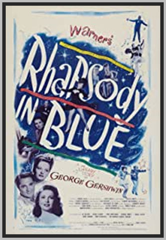 RHAPSODY IN BLUE - COLORIZED - 1945- ROBERT ALDA - RARE DVD