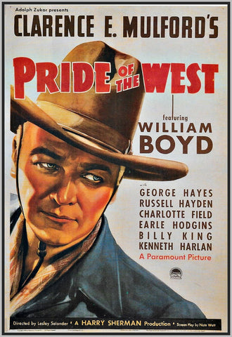 PRIDE OF THE WEST - 1938 - WILLIAM BOYD - RARE DVD