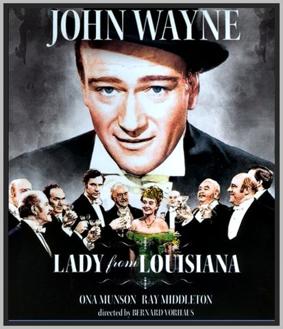 LADY FROM LOUISIANA - 1941 - WITH JOHN WAYNE - RARE DVD - COLORIZED