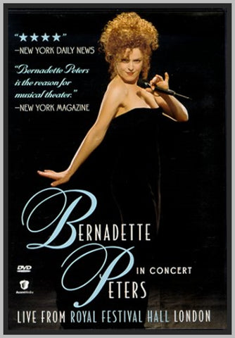 BERNADETTE PETERS LIVE AT JUBILEE - 1979 - RARE DVD