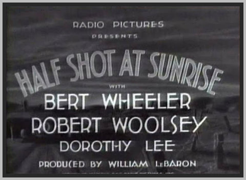 HALF SHOT AT SUNRISE - 1930 - DOROTHY LEE - RARE DVD