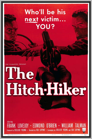 THE HITCHHIKER - 1953 - COLORIZED - EDMOND O'BRIEN - RARE DVD