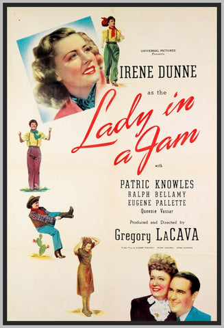 LADY IN A JAM - COLORIZED - 1942 - IRENE DUNNE- RARE DVD