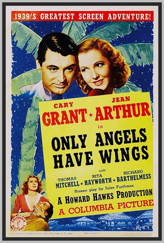 ONLY ANGELS HAVE WINGS - COLORIZED - 1939 - CARY GRANT - RARE DVD