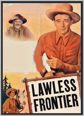 THE LAWLESS FRONTIER - 1934 - WITH JOHN WAYNE - RARE DVD - COLORIZED