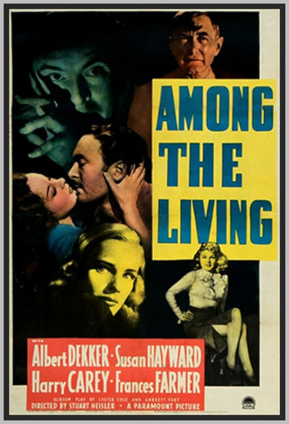 AMONG THE LIVING - COLORIZED - 1941 - ALBERT DEKKER - RARE DVD