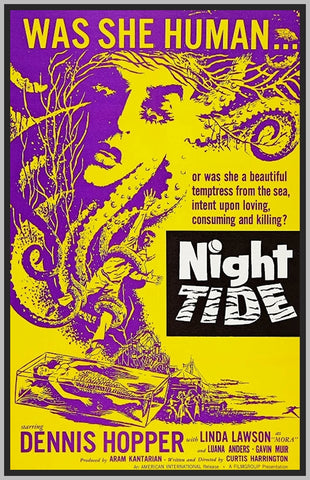 NIGHT TIDE - 1961 - COLORIZED - DENNIS HOPPER - RARE DVD