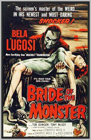 BRIDE OF THE MONSTER - 1955 - COLORIZED - BELA LUGOSI - RARE DVD