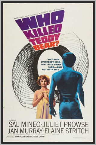 WHO KILLED TEDDY BEAR - COLORIZED - 1965 - SAL MINEO - RARE DVD