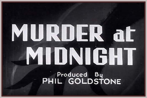 MURDER AT MIDNIGHT - (1931) - AILEEN PRINGLE - ALICE WHITE - RARE DVD - COLORIZED