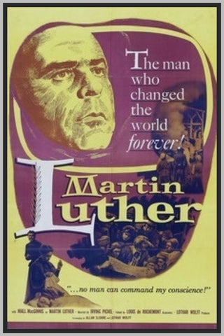 MARTIN LUTHER - COLORIZED - 1953 - PIERRE LEFREVE - RARE DVD