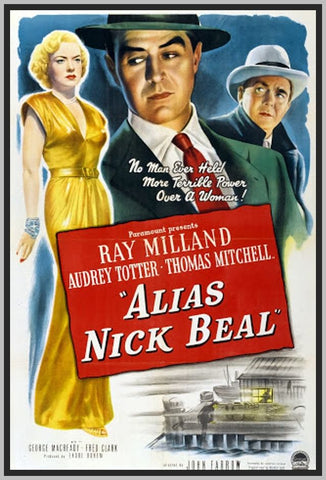 ALIAS NICK BEAL - COLORIZED - 1949 - RAY MILLAND - RARE DVD