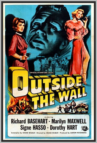 OUTSIDE THE WALL - COLORIZED - 1950- MARILYN MAXWELL - RARE DVD