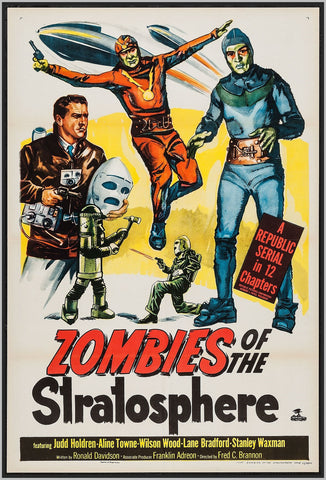 ZOMBIES OF THE STRATOSPHERE - 1952 - WITH JUDD HOLDREN - RARE DVD - SERIAL - COLORIZED