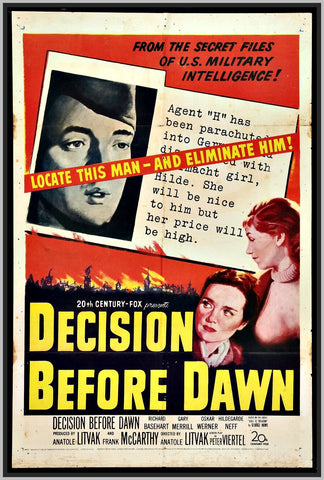 DECISION BEFORE DAWN '51 - COLORIZED - RARE DVD