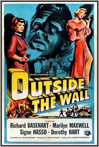 OUTSIDE THE WALL - 1950 - RICHARD BASEHART - RARE DVD