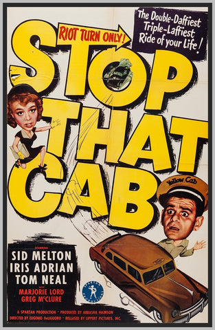 STOP THAT CAB - COLORIZED - 1951 - SID MELTON - RARE DVD