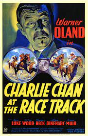 CHARLIE CHAN AT THE RACETRACK - COLORIZED