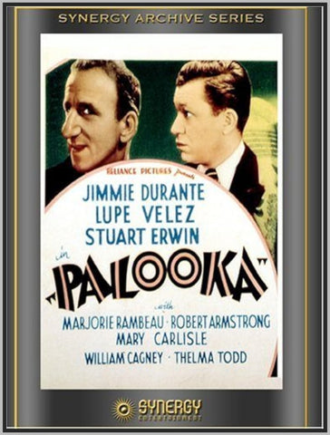 PALOOKA - 1934 - JIMMY DURANTE - RARE MOVIE IN DVD