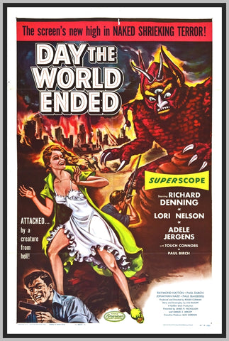 DAY THE WORLD ENDED - COLORIZED - 1958 - RICHARD DENNING - RARE DVD