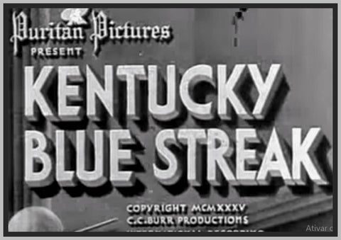 KENTUCKY BLUE STREAK - 1935 - EDWARD J. NUGENT - RARE DVD