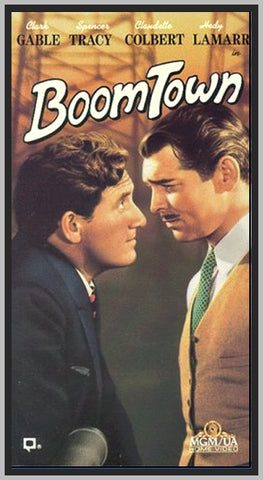 BOOM TOWN - 1940 - WITH CLARK GABLE - RARE DVD - COLORIZED