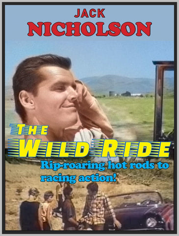 THE WILD RIDE - 1960 - COLORIZED - JACK NICHOLSON - RARE DVD