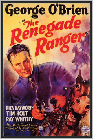 RENEGADE RANGER - 1938 - GEORGE O'BRIEN - RARE DVD