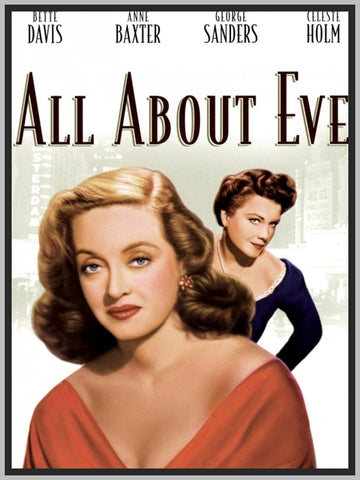 ALL ABOUT EVE - 1950 - WITH BETTE DAVIS - RARE DVD - COLORIZED