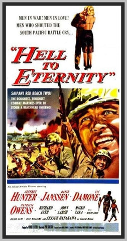 HELL TO ETERNITY - 1960 - COLORIZED - JEFFREY HUNTER - RARE DVD