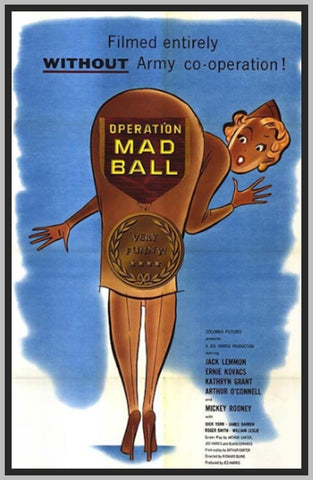 OPERATION MAD BALL - COLORIZED - 1957 - JACK LEMMON - RARE DVD