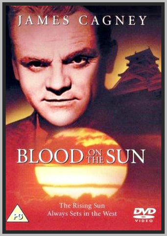 BLOOD ON THE SUN - 1945 - WITH JAMES CAGNEY - RARE DVD - COLORIZED