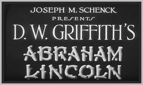 ABRAHAM LINCOLN - 1930 - WLATER HUSTON - RARE DVD