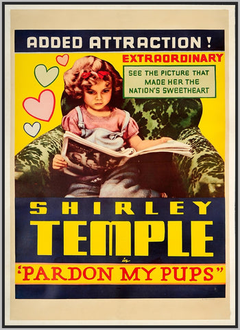 PARDON MY PUPS - 1934 - SHIRLEY TEMPLE - RARE MOVIE IN DVD
