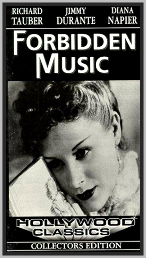 Forbidden Music Rotten FORBIDDEN MUSIC - 1936 - RICHARD TAUBER - RARE DVD – TV Museum DVDs