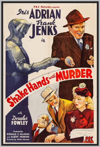 SHAKE HANDS WITH MURDER - 1944 - COLORIZED - IRIS ADRIAN - RARE DVD