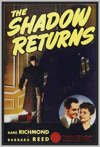 THE SHADOW RETURNS - 1946 - COLORIZED - KANE RICHMOND - RARE DVD