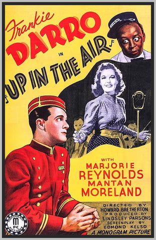 UP IN THE AIR - COLORIZED - 1940 - FRANKIE DARRO - RARE DVD