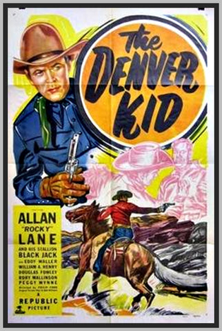 THE DENVER KID - 1948 - COLORIZED - ALLAN LANE - RARE DVD