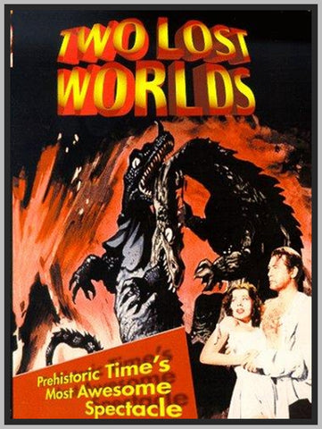 TWO LOST WORLDS '51 - COLORIZED - BILL KENNEDY - RARE DVD