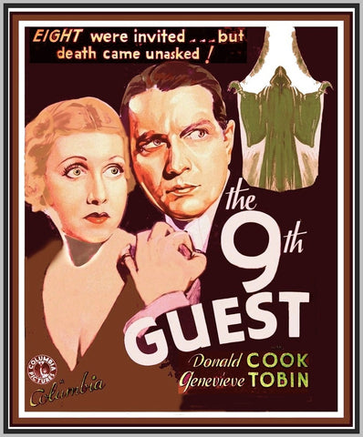 THE NINTH GUEST - 1934 - DONALD COOK - RARE DVD