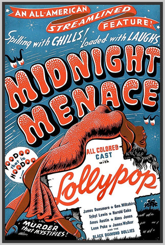 MIDNIGHT MENACE - COLORIZED - 1946 - LOLLYPOP JONES - RARE DVD