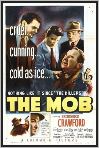 THE MOB - 1961 - COLORIZED - BRODERICK CRAWFORD - RARE DVD