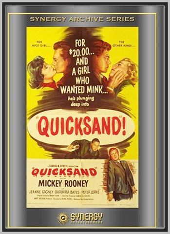 QUICKSAND '50 - COLORIZED - MICKEY ROONEY - RARE DVD